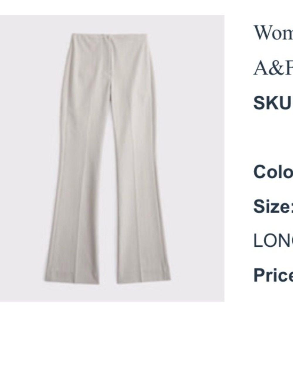 Product page text